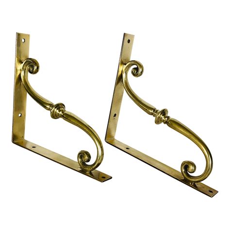 contemporary metal shelf brackets|modern brass shelf brackets.